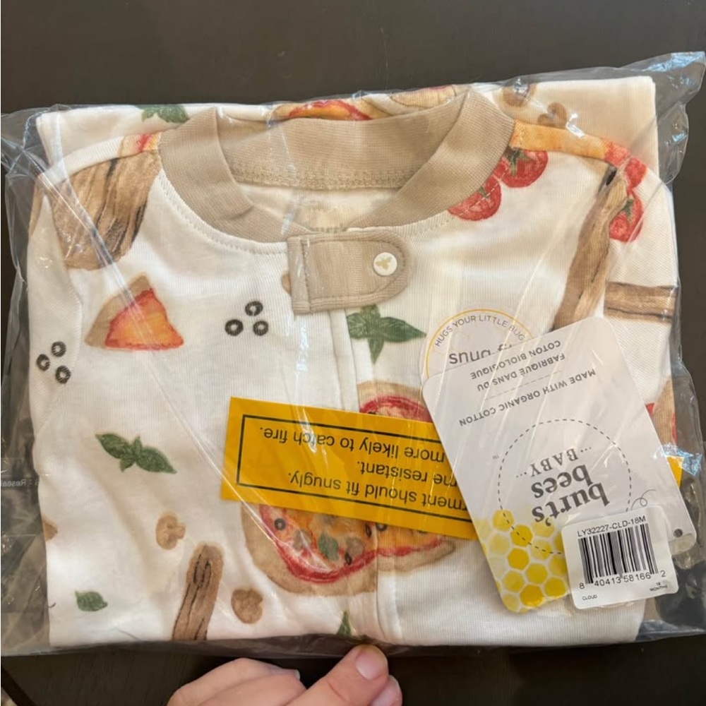 NWT Burt’s Bees Baby Pajamas 18M